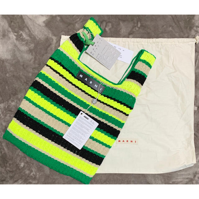 お得日本製 Marni バッグ の通販 by ☆カナ☆'s shop|マルニならラクマ - MARNI MARKET アクリルコットン NEW人気