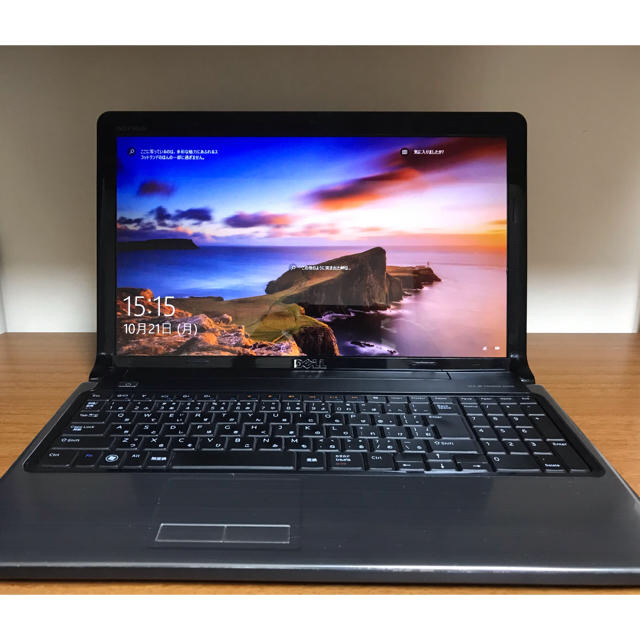 DELL(デル)のDELL INSPIRON Win10 + MS Office 2010 スマホ/家電/カメラのPC/タブレット(ノートPC)の商品写真