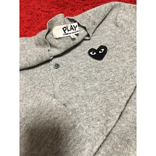 コムデギャルソン(COMME des GARCONS)のコムデギャルソン PLAY グレーカーディガン(カーディガン)