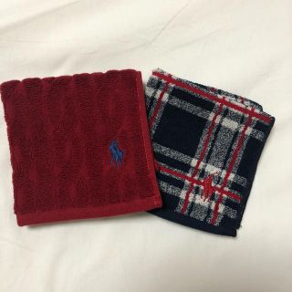 ラルフローレン(Ralph Lauren)の新品！ラルフローレン タオルハンカチ 2枚(ハンカチ)