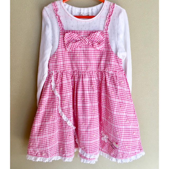 coeur a coeur(クーラクール)の美品 クーラクール  ワンピース 100 キッズ/ベビー/マタニティのキッズ服女の子用(90cm~)(ワンピース)の商品写真