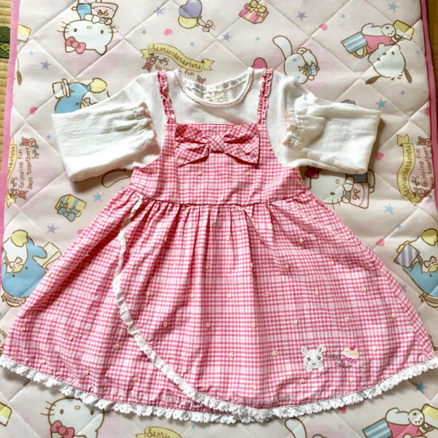 coeur a coeur(クーラクール)の美品 クーラクール  ワンピース 100 キッズ/ベビー/マタニティのキッズ服女の子用(90cm~)(ワンピース)の商品写真