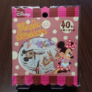 ディズニー(Disney)のディズニー フレークステッカー 40枚(キャラクターグッズ)