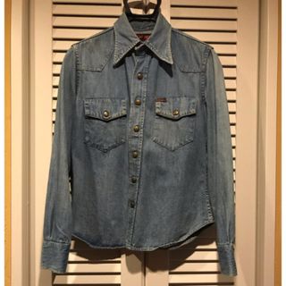 ラングラー(Wrangler)の【希少】landlubber デニムシャツ 70s ヴィンテージ スナップボタン(シャツ)