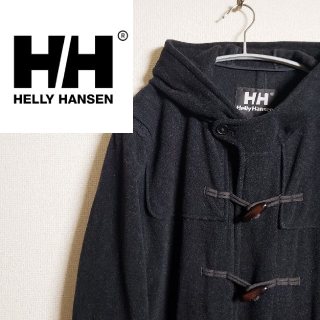 HELLY HANSEN - ヘリーハンセン ダッフルコート ワンポイント ロゴ 刺繍 マリンルック 90sの通販 by 古着屋★86