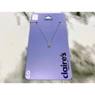 クレアーズ(claire's)の【新品】イニシャルネックレス　クレアーズ(ネックレス)