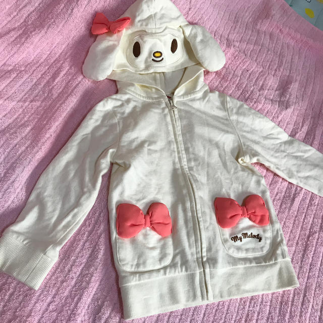 futafuta(フタフタ)のfutafuta マイメロディパーカー 90 キッズ/ベビー/マタニティのキッズ服女の子用(90cm~)(ジャケット/上着)の商品写真