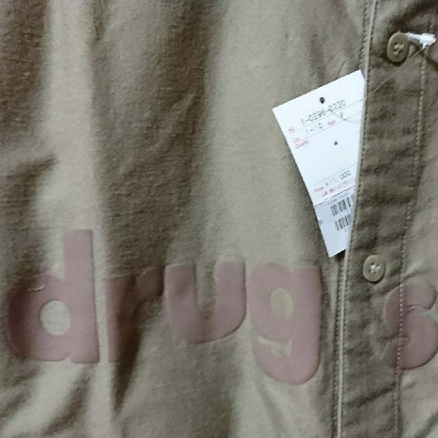 drug store's(ドラッグストアーズ)の drug store's カーキシャツ sizeF レディースのトップス(シャツ/ブラウス(長袖/七分))の商品写真