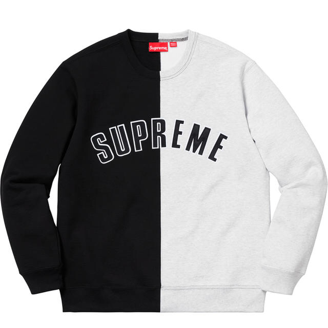 supreme Split Crewneck Sweatshirt Mサイズ