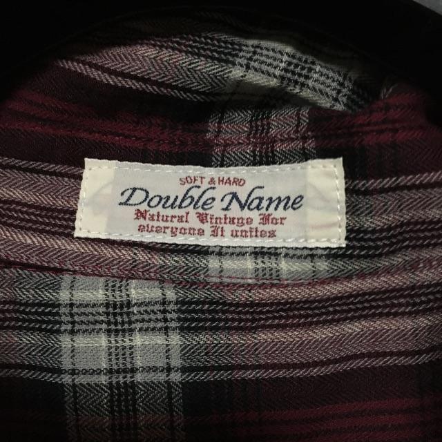 DOUBLE NAME(ダブルネーム)の未使用 レイカズン Double Nameのチェックシャツ レディースのトップス(シャツ/ブラウス(長袖/七分))の商品写真