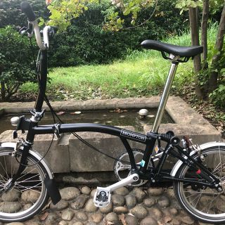 ブロンプトン(BROMPTON)の2017ブロンプトンM3L ブラック美品Brompton 定価約20万円(自転車本体)