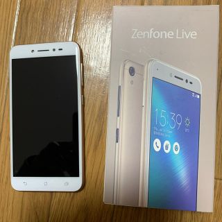 エイスース(ASUS)のZenFone Live ゴールド 16GB SIMフリー(スマートフォン本体)