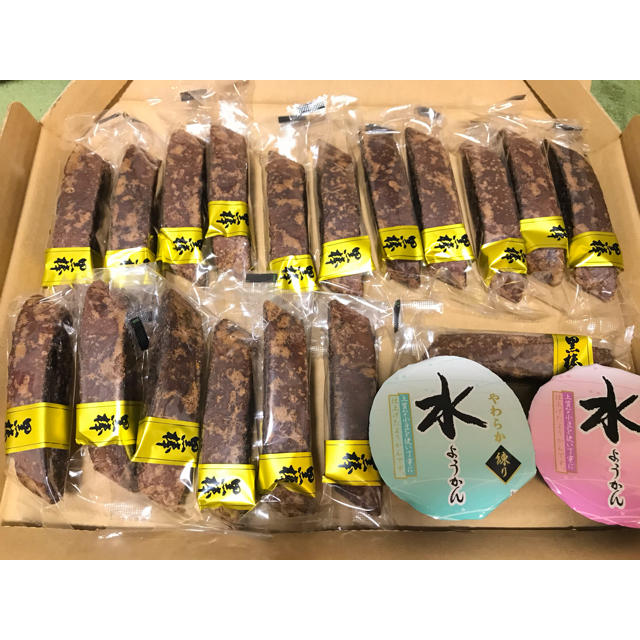 コストコ(コストコ)の黒棒、水ようかん 食品/飲料/酒の食品(菓子/デザート)の商品写真