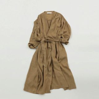 トゥデイフル(TODAYFUL)のTODAYFUL Linen Gather Gown 38(ガウンコート)