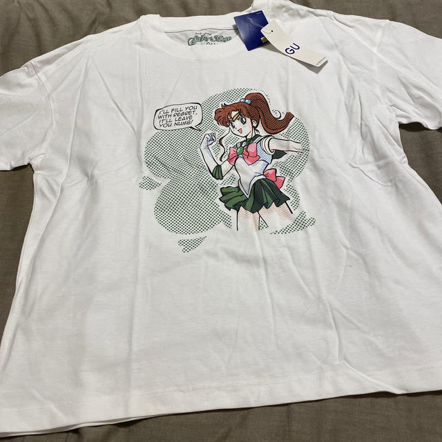 GU(ジーユー)のお値下げ♥*.GU♡セーラームーンコラボTシャツ レディースのトップス(Tシャツ(半袖/袖なし))の商品写真