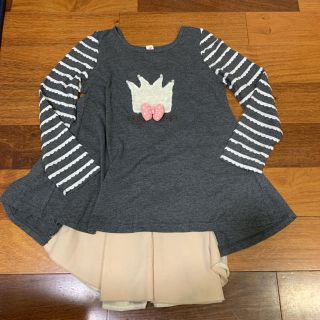 セール　かわいい♡デザイントップス　130(Tシャツ/カットソー)