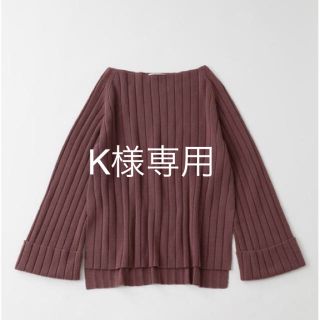 マウジー(moussy)の値下げ◎【moussy】FOLD BACK WIDE SLEEVE KNIT(ニット/セーター)