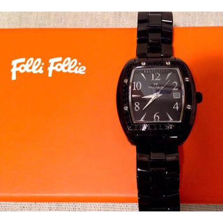フォリフォリ(Folli Follie)の★Folli Follie   フォリフォリ 腕時計 Black  (腕時計)