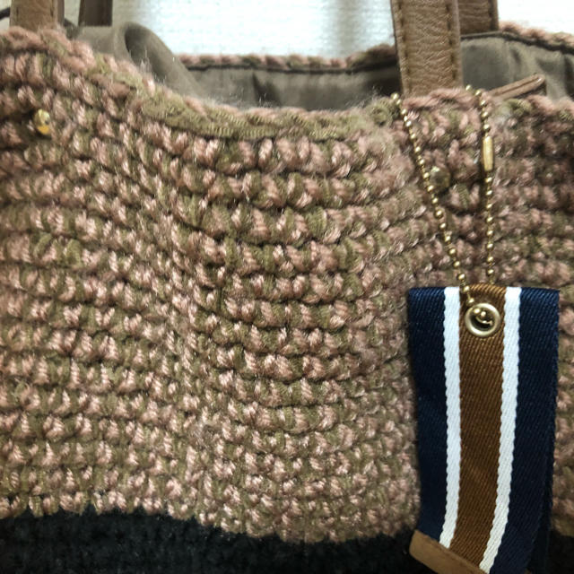 Cache Cache(カシュカシュ)のトートバッグ 毛糸 レディースのバッグ(トートバッグ)の商品写真