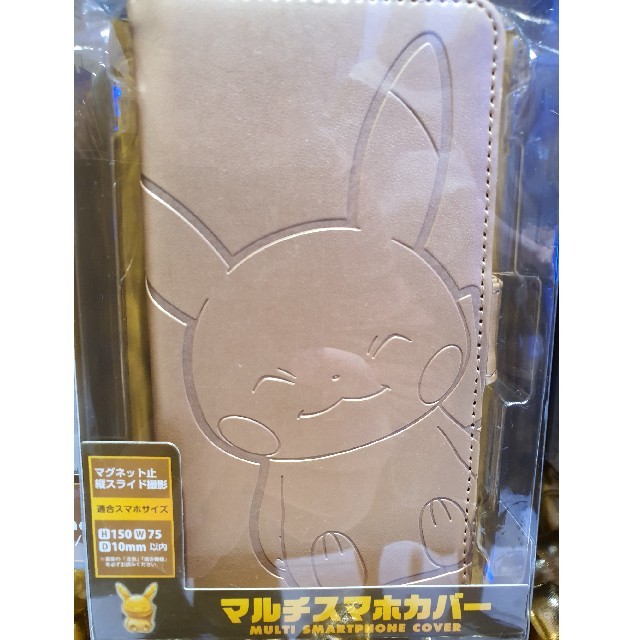 ポケモン(ポケモン)の【大阪限定】 ビリケンさんピカチュウ マルチスマホカバー スマホ/家電/カメラのスマホアクセサリー(iPhoneケース)の商品写真