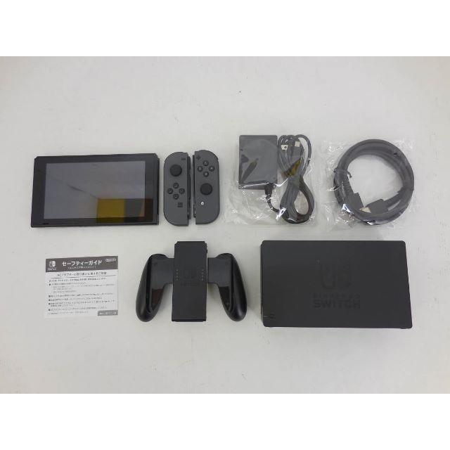 任天堂(ニンテンドウ)の【中古】 任天堂 Nintendo Switch グレー 動作確認済み スイッチ エンタメ/ホビーのゲームソフト/ゲーム機本体(家庭用ゲーム機本体)の商品写真