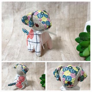 ミナペルホネン(mina perhonen)の豆わんこちゃん εïз ミナペルホネン ハンドメイド ぬいぐるみ(その他)