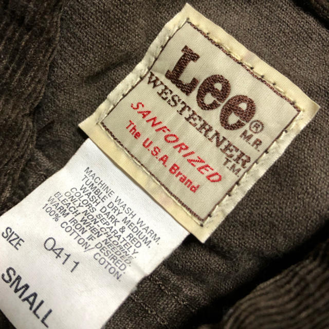 Lee - Lee コーデュロイ ジージャン Sの通販 by ユパニャ's shop Lee - Lee コーデュロイ ジージャン Sの通販 by ユパニャ's shop