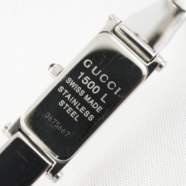 Gucci(グッチ)のグッチ レディース 腕時計 1500 L USED美品 即日発送 レディースのファッション小物(腕時計)の商品写真