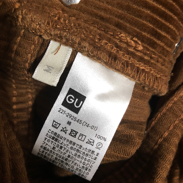 GU(ジーユー)のGU コーデュロイサロペット レディースのパンツ(サロペット/オーバーオール)の商品写真
