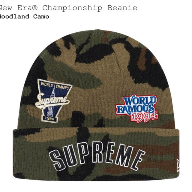 supreme 19AW New Era Championship Beanie