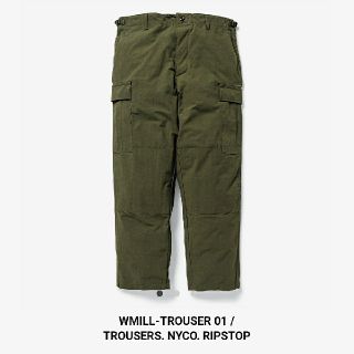 ダブルタップス(W)taps)のWMILL-TROUSER 01 / TROUSER. NYCO. RIPSTO(ワークパンツ/カーゴパンツ)