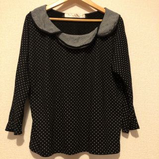 ドットアンドストライプスチャイルドウーマン(Dot&Stripes CHILDWOMAN)のDot and Stripes ドット柄7部丈シャツ(シャツ/ブラウス(長袖/七分))