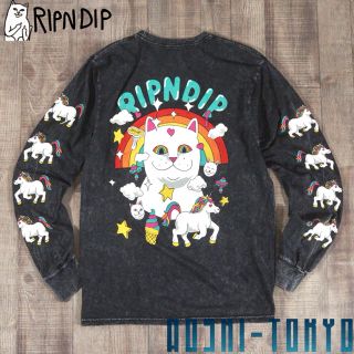 シュプリーム(Supreme)の◆新作◆RIPNDIP Neamland ロングTシャツ /Mサイズ(Tシャツ/カットソー(七分/長袖))