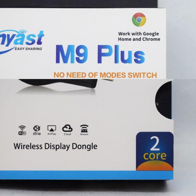 AnyCast M9 Plus Wi-Fi ワイヤレス ドングルレシーバー スマホ/家電/カメラのテレビ/映像機器(映像用ケーブル)の商品写真