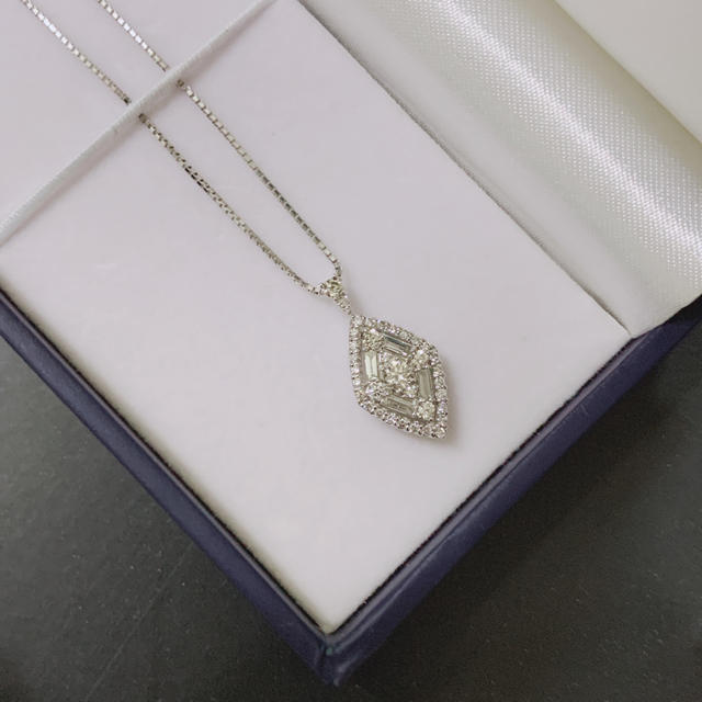 最も優遇 JEWELRY TSUTSUMI pt850 未使用 ダイヤ ネックレス プラチナ