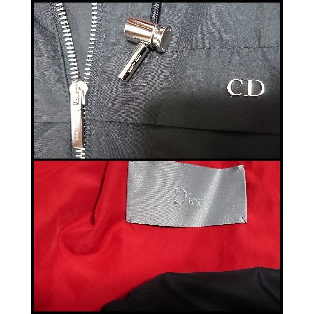 Christian Dior(クリスチャンディオール)のDior フード付き アウター 上着 ジャケット ジャンパー ブルゾン 黒 メンズのジャケット/アウター(ブルゾン)の商品写真