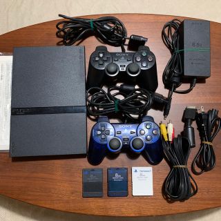 プレイステーション2(PlayStation2)のプレステ2本体&コントローラー&メモリーカード 箱付き(家庭用ゲーム機本体)