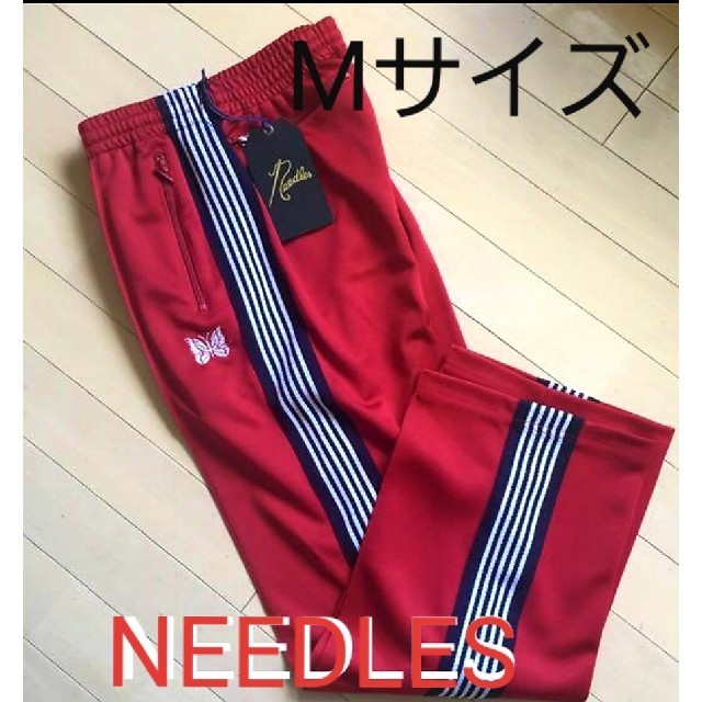 NEEDLES 19SS TRACK PANT 　赤　レッド　Mサイズ