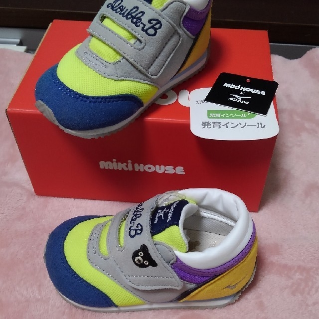 mikihouse(ミキハウス)のミキハウス×ミズノ　ベビーシューズ　13.5㎝ キッズ/ベビー/マタニティのベビー靴/シューズ(~14cm)(スニーカー)の商品写真