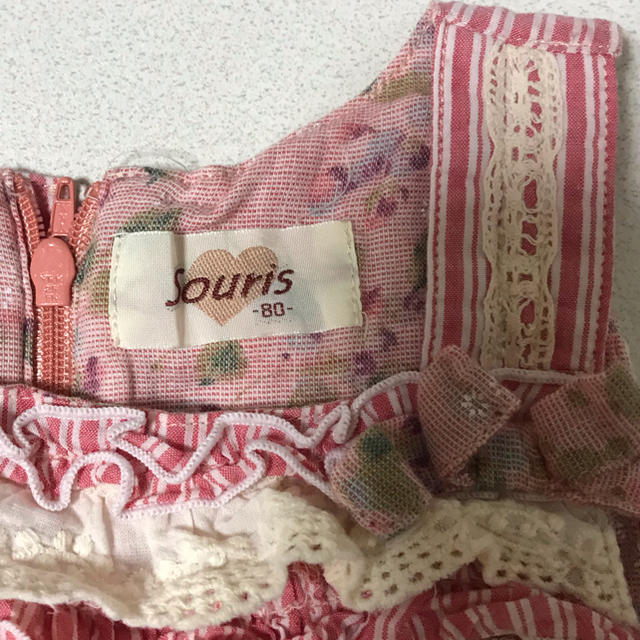 Souris(スーリー)のワンピース キッズ/ベビー/マタニティのベビー服(~85cm)(ワンピース)の商品写真