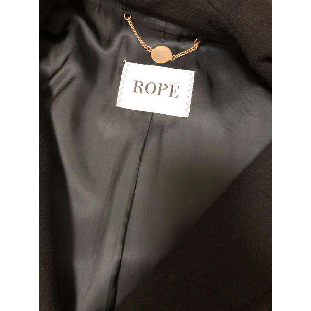 ROPE’(ロペ)のロペ  プレミアムカシミヤコート　フード　36 レディースのジャケット/アウター(ロングコート)の商品写真