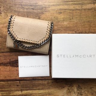 ステラマッカートニー(Stella McCartney)の新品 レア！ ステラ ファラベラ 折り財布 カードケース  ベージュ(財布)