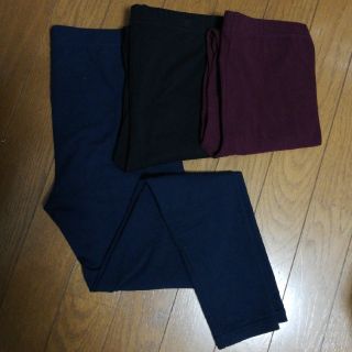 ユニクロ(UNIQLO)のUNIQLO　10分丈レギンス3枚セット(その他)