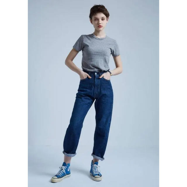 Shinzone(シンゾーン)のTHE SHINZONE  HIGH WAIST DENIM PANTS  32 レディースのパンツ(デニム/ジーンズ)の商品写真