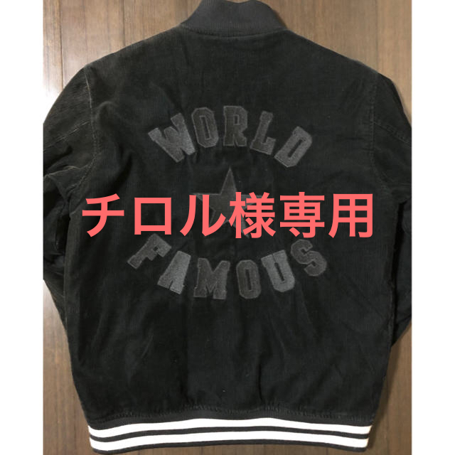 supreme コーデュロイ スタジャン world famous バッグロゴ