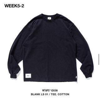 ダブルタップス(W)taps)のwtaps 19ss blank ls tee ネイビー　ロンT(Tシャツ/カットソー(七分/長袖))