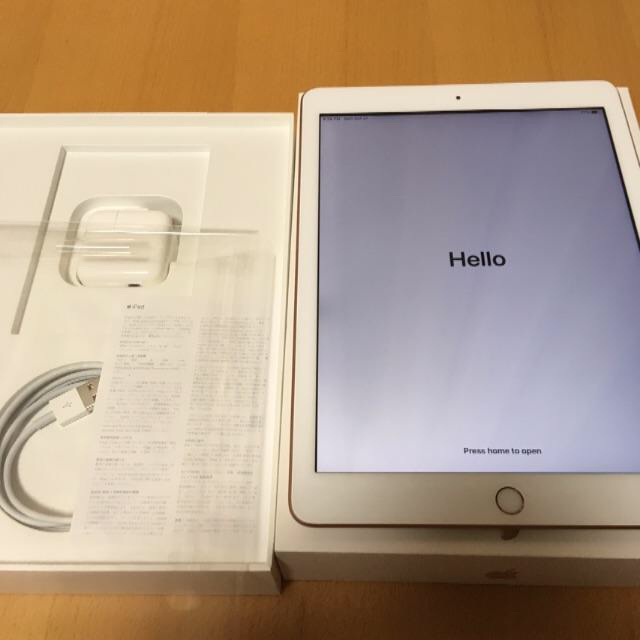 【お値下げ】iPad 第６世代 Wi-fi 32GB ゴールド