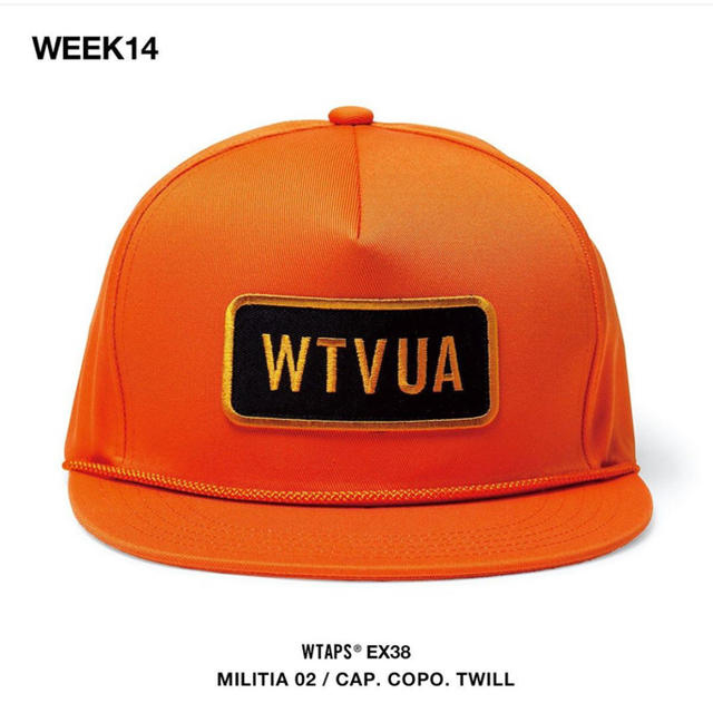 W)taps(ダブルタップス)のWTAPS MILITIA 02 / CAP. COPO. TWILL オレンジ メンズの帽子(キャップ)の商品写真