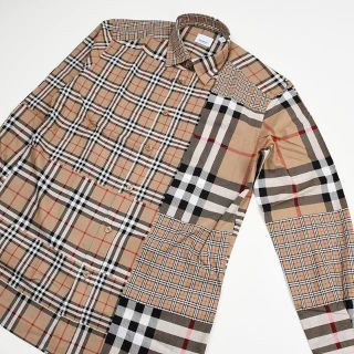 バーバリー(BURBERRY)のBurberry バーバリー チェック長袖シャツ Ｓ(シャツ)