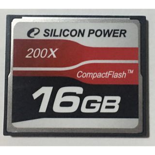 SILICON POWER 16GB 200倍速　CF シリコンパワー　ケース付(デジタル一眼)